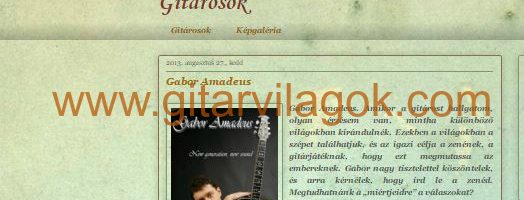 Gitarvilagok.com interjú